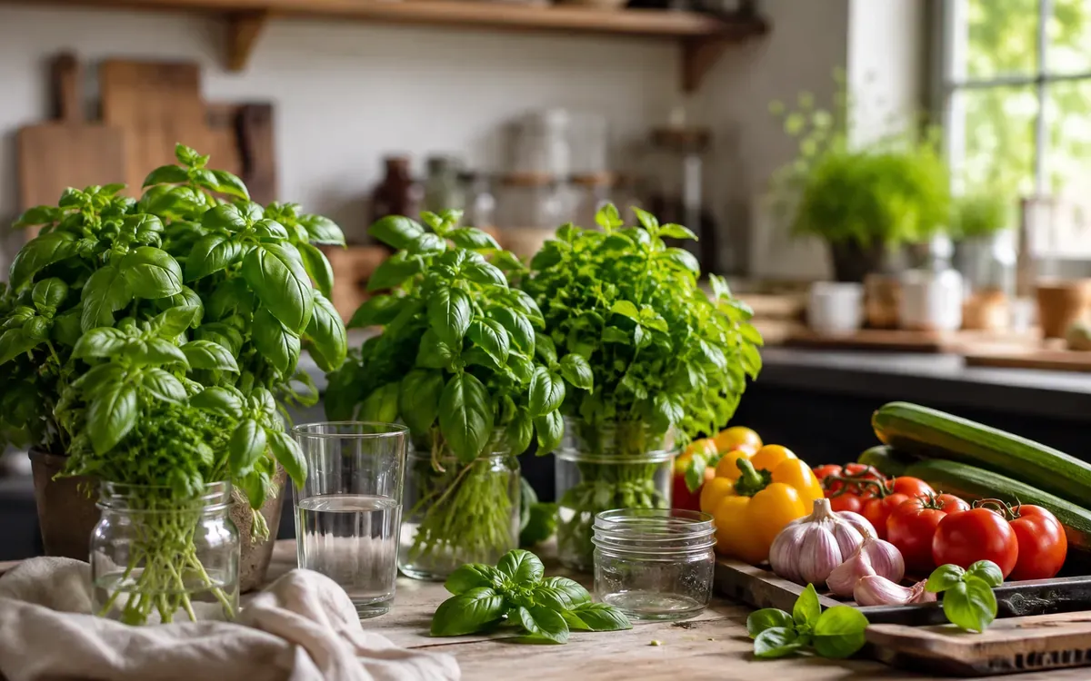 Illustration du guide : Comment conserver le basilic frais toute la saison
