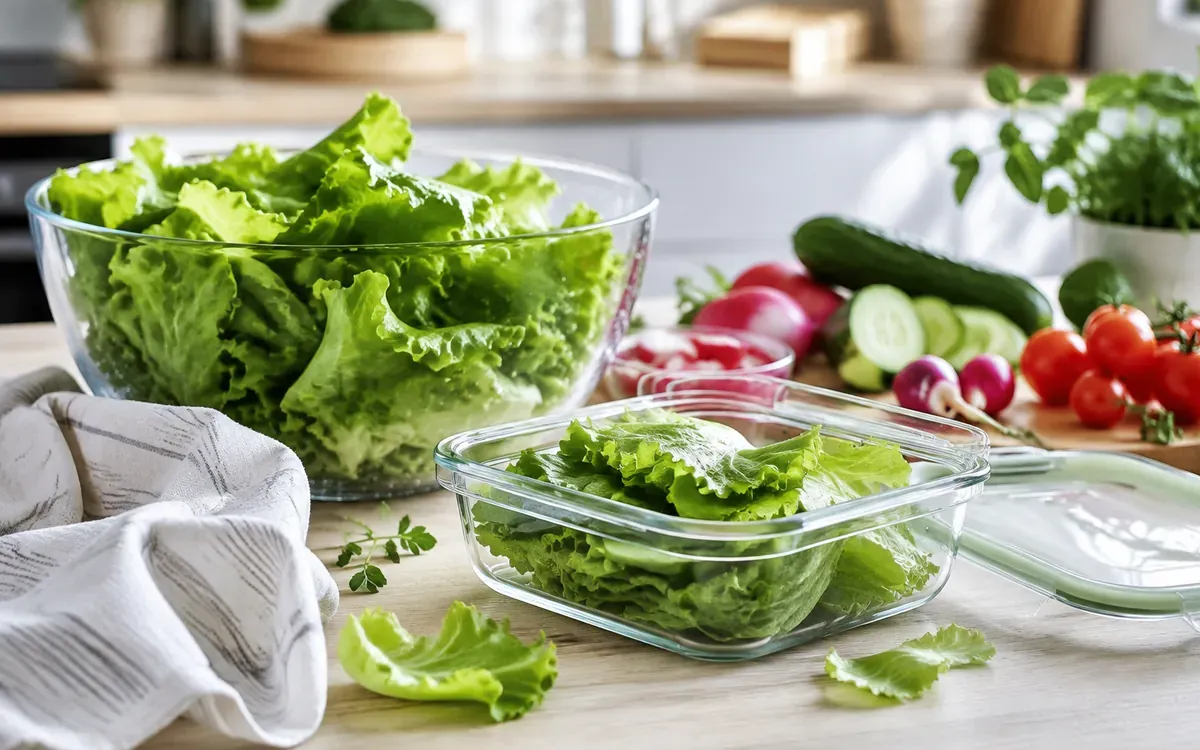 Illustration du guide : Comment conserver une salade déjà lavée ou coupée