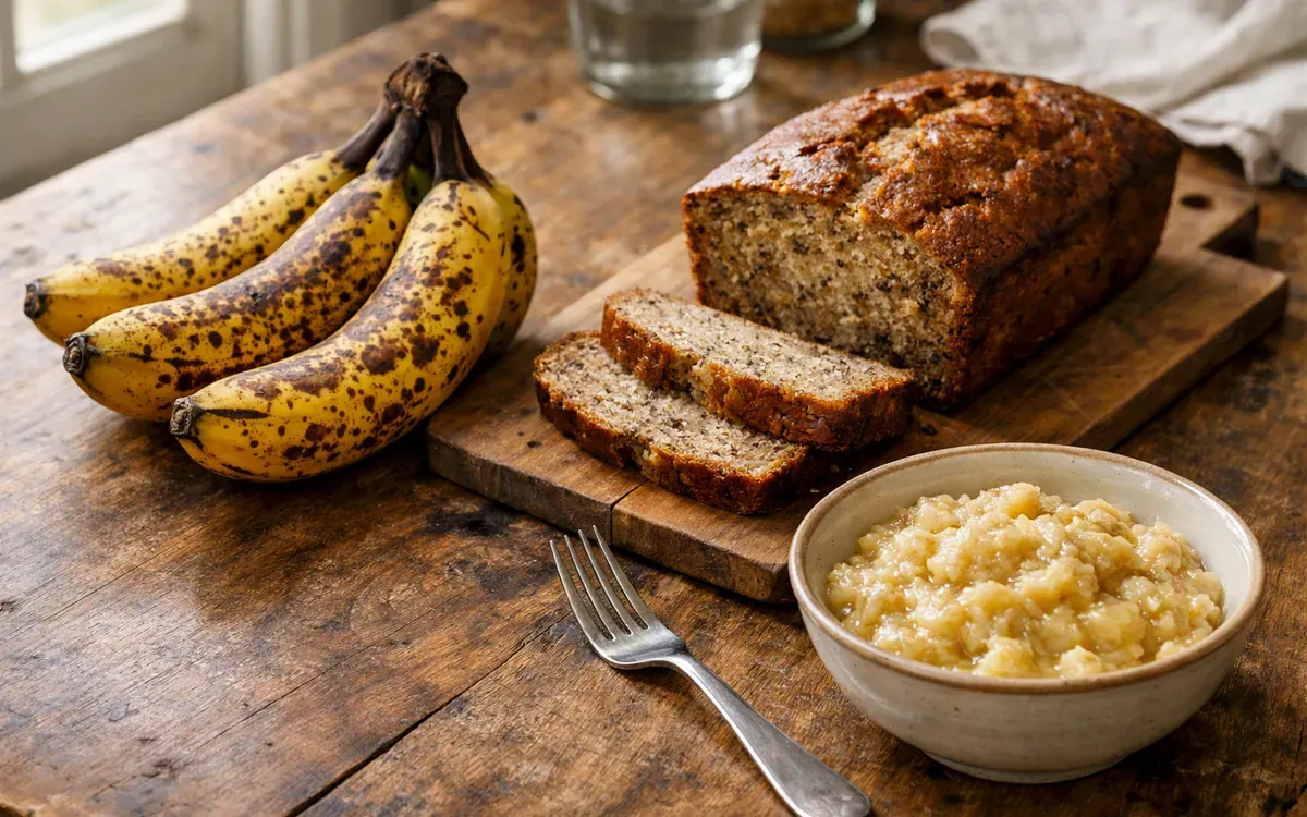 Illustration du guide : Que faire avec des bananes trop mûres : recettes et conservation