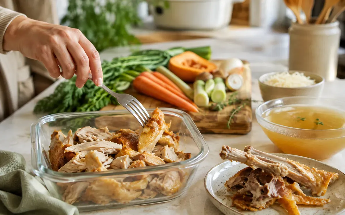 Illustration du guide : Restes de poulet rôti : comment savoir s'ils sont encore bons et comment les rallonger