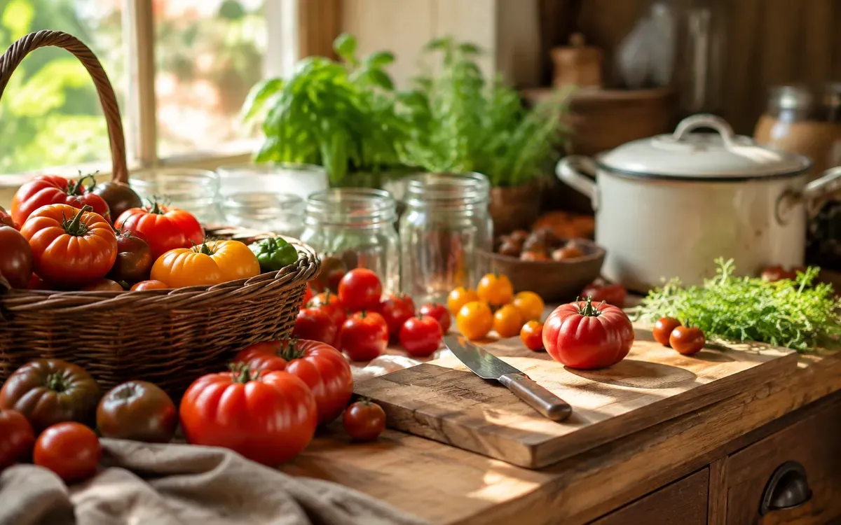 Illustration du guide : Que faire quand on a trop de tomates du jardin ou du marché