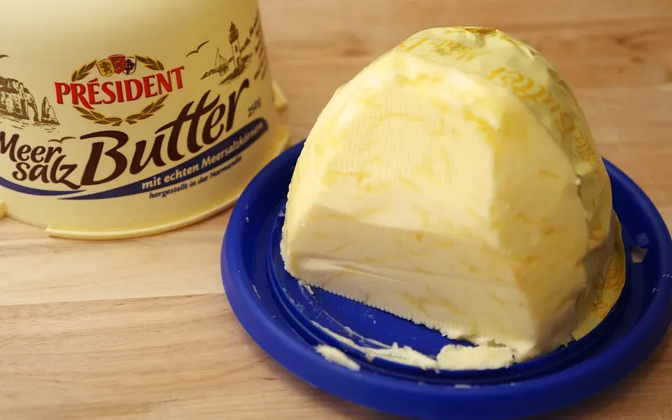Beurre salé, ingrédient principal de cette recette
