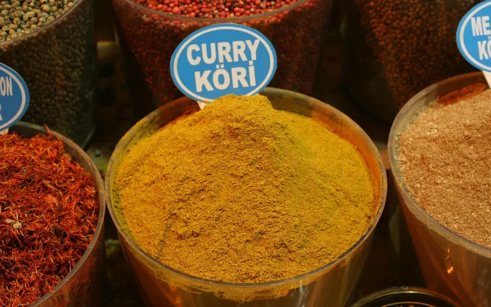 Curry, ingrédient principal de cette recette