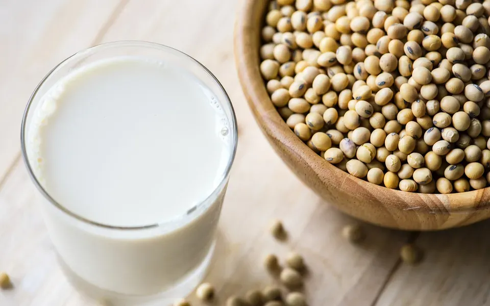 Lait de soja, ingrédient principal de cette recette